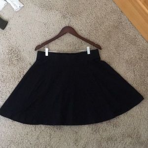 Black Skater Skirt by DIVIDED